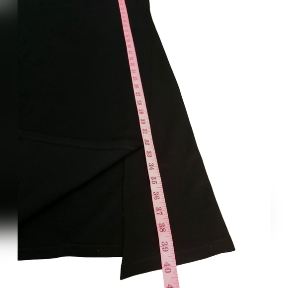 Eileen Fisher Mock-Neck K/L Knit  Dress F8TLU-D4309M Black NWT Black XS - Picture 14 of 17